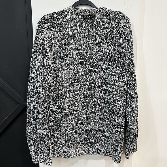 Vintage Street Scenes Acrylic Button Up Popcorn Cardigan Sweater Size L - Picture 5 of 8